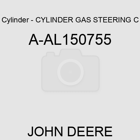 Cylinder - CYLINDER, GAS STEERING C A-AL150755