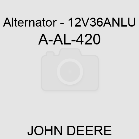 Alternator - 12V,36A,N,LU A-AL-420