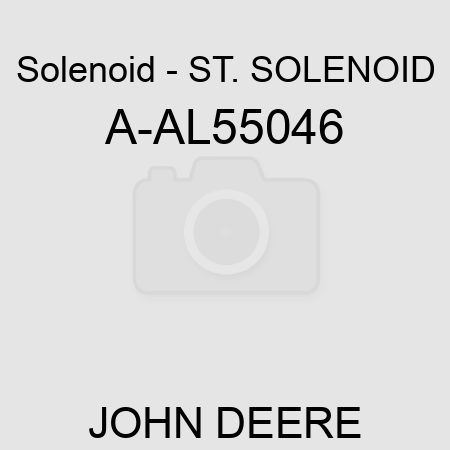 Solenoid - ST. SOLENOID A-AL55046
