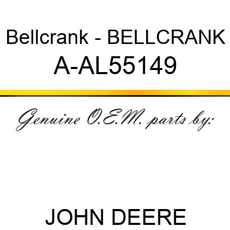 Bellcrank - BELLCRANK A-AL55149