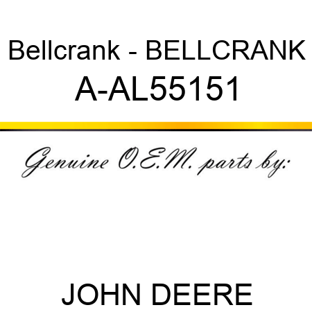 Bellcrank - BELLCRANK A-AL55151