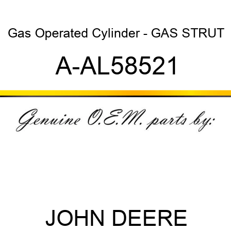 Gas Operated Cylinder - GAS STRUT A-AL58521