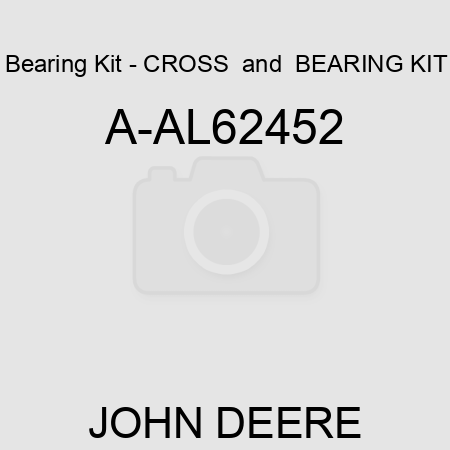 Bearing Kit - CROSS & BEARING KIT A-AL62452