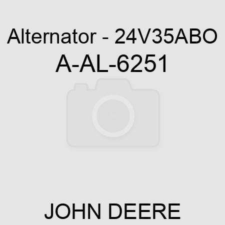 Alternator - 24V,35A,BO A-AL-6251