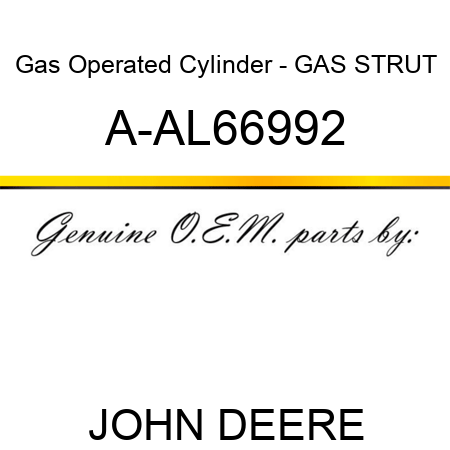 Gas Operated Cylinder - GAS STRUT A-AL66992
