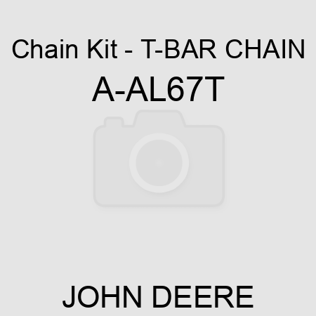 Chain Kit - T-BAR CHAIN A-AL67T
