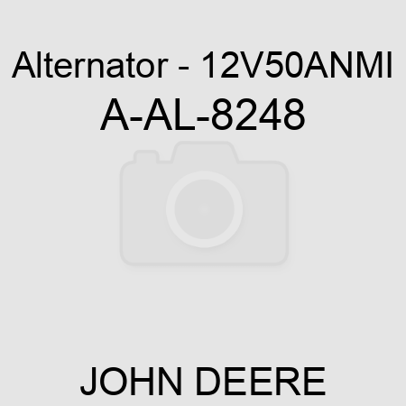 Alternator - 12V,50A,N,MI A-AL-8248