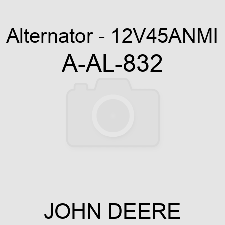 Alternator - 12V,45A,N,MI A-AL-832
