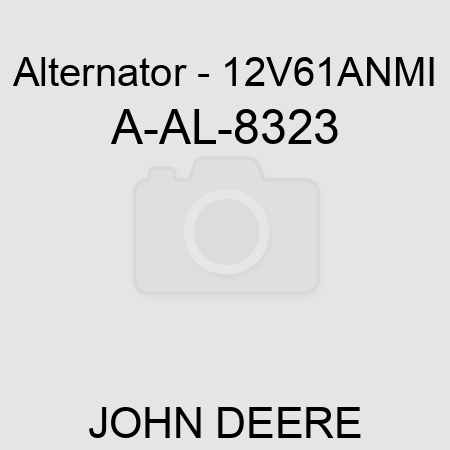Alternator - 12V,61A,N,MI A-AL-8323