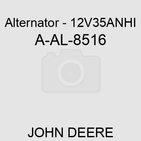 Alternator - 12V,35A,N,HI A-AL-8516