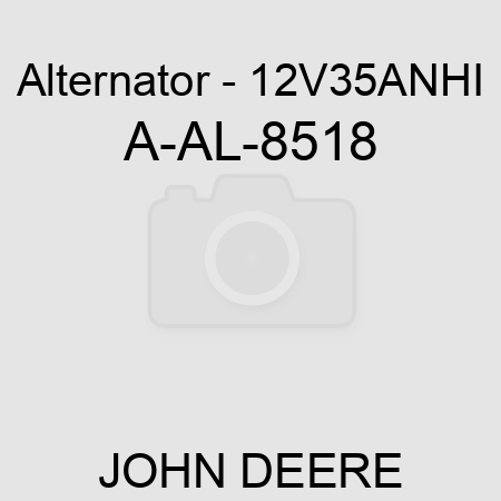 Alternator - 12V,35A,N,HI A-AL-8518