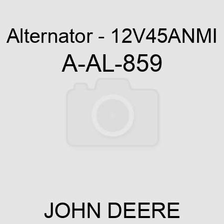 Alternator - 12V,45A,N,MI A-AL-859
