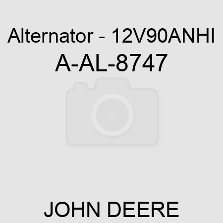 Alternator - 12V,90A,N,HI A-AL-8747
