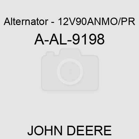 Alternator - 12V,90A,N,MO/PR A-AL-9198