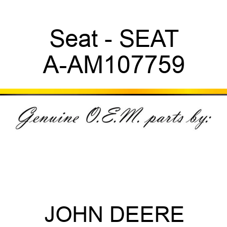 Seat - SEAT A-AM107759