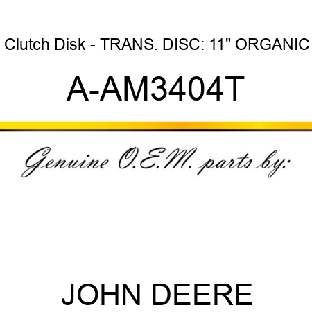 Clutch Disk - TRANS. DISC: 11
