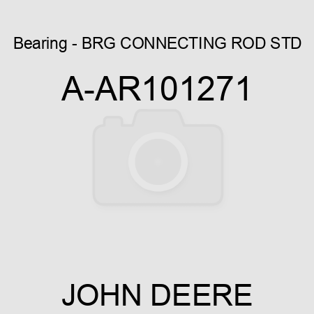 Bearing - BRG CONNECTING ROD STD A-AR101271