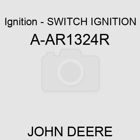 Ignition - SWITCH, IGNITION A-AR1324R