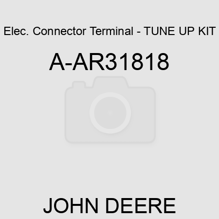 Elec. Connector Terminal - TUNE UP KIT A-AR31818