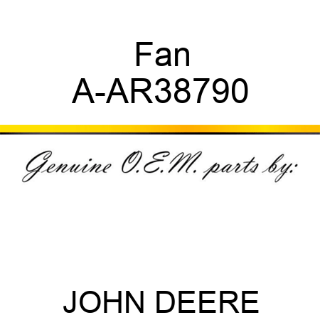 Fan A-AR38790