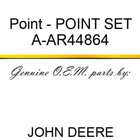 Point - POINT SET A-AR44864