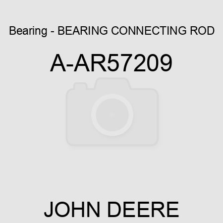 Bearing - BEARING, CONNECTING ROD A-AR57209