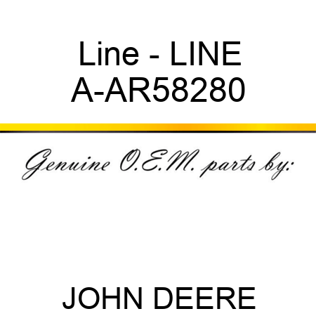 Line - LINE A-AR58280
