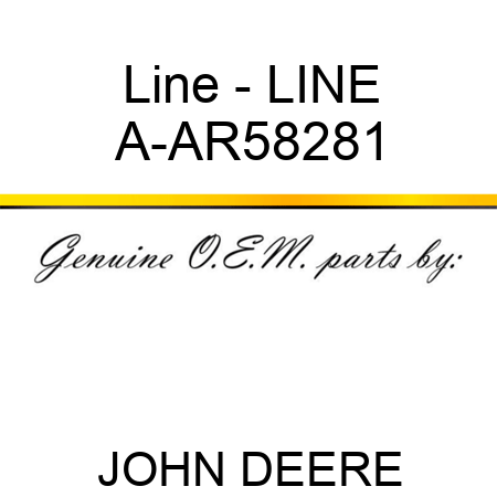 Line - LINE A-AR58281