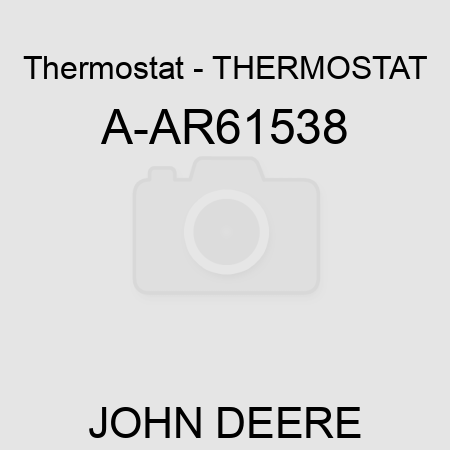 Thermostat - THERMOSTAT A-AR61538