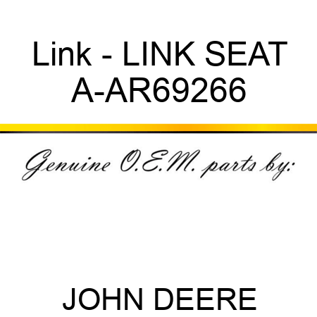 Link - LINK, SEAT A-AR69266