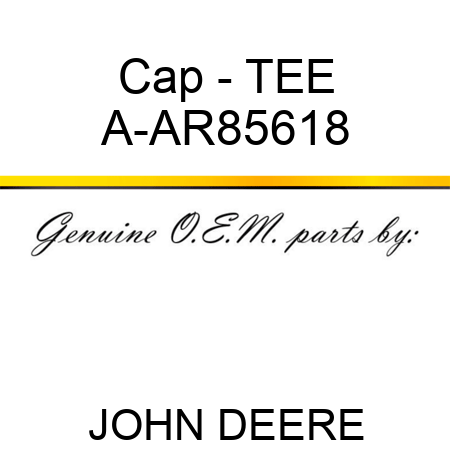Cap - TEE A-AR85618