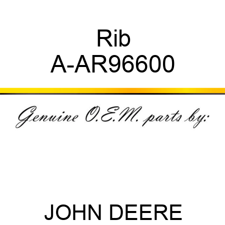 Rib A-AR96600