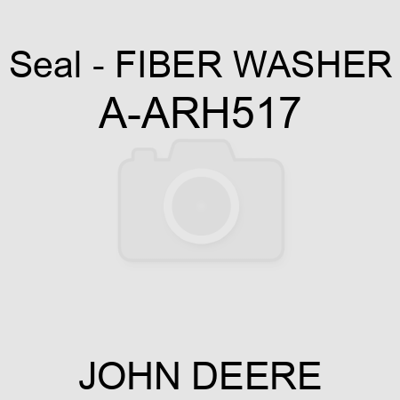 Seal - FIBER WASHER A-ARH517