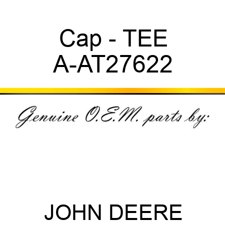 Cap - TEE A-AT27622