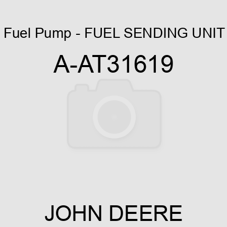 Fuel Pump - FUEL SENDING UNIT A-AT31619