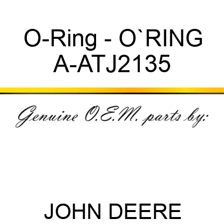 O-Ring - O`RING A-ATJ2135