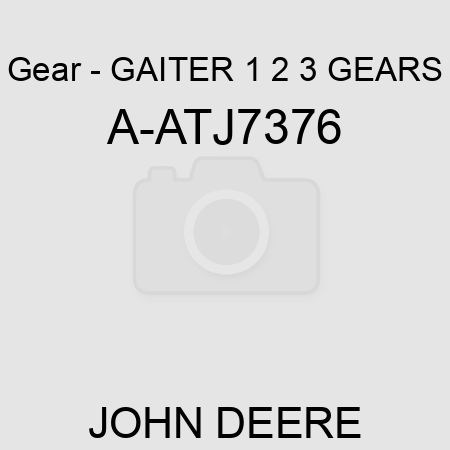 Gear - GAITER 1 2 3 GEARS A-ATJ7376