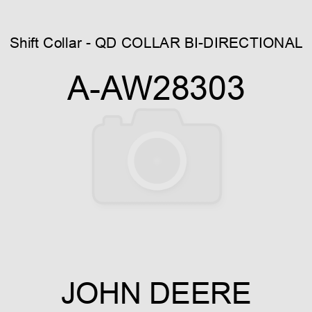 Shift Collar - QD COLLAR, BI-DIRECTIONAL A-AW28303