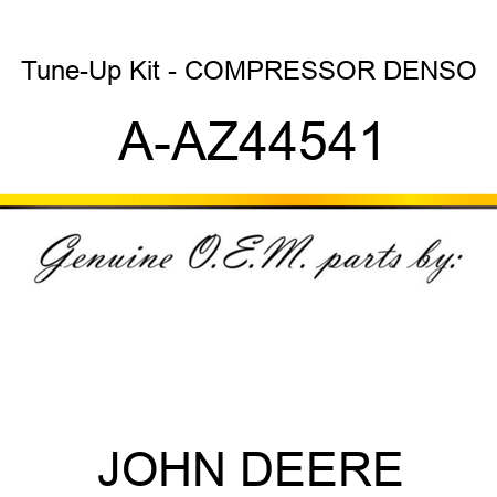 Tune-Up Kit - COMPRESSOR DENSO A-AZ44541