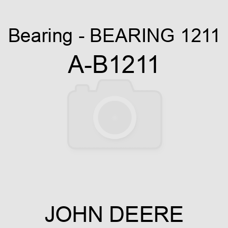 Bearing - BEARING 1211 A-B1211
