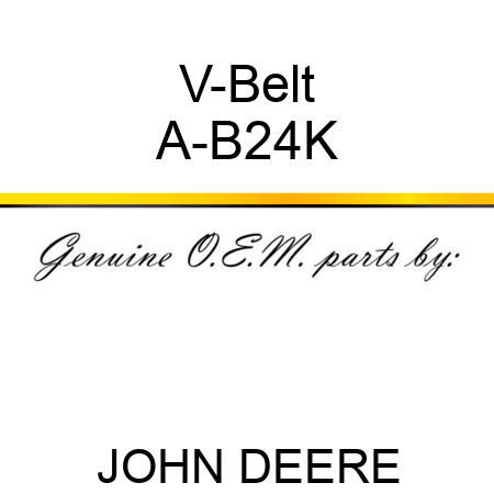 V-Belt A-B24K