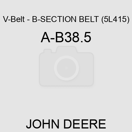 V-Belt - B-SECTION BELT (5L415) A-B38.5