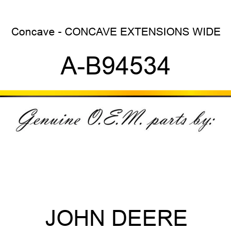 Concave - CONCAVE EXTENSIONS, WIDE A-B94534