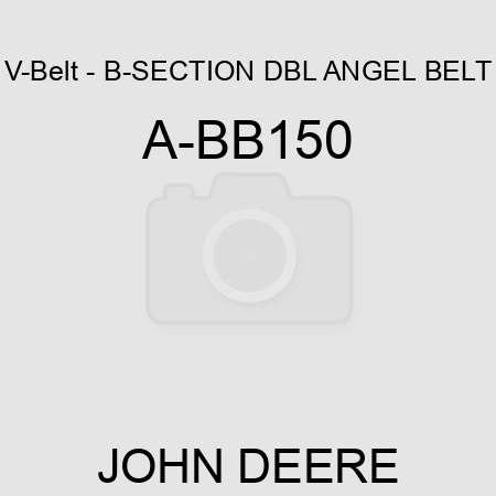 V-Belt - B-SECTION DBL ANGEL BELT A-BB150