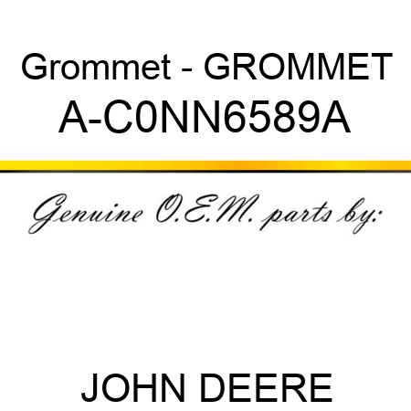 Grommet - GROMMET A-C0NN6589A