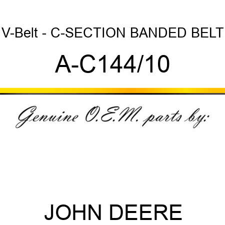 V-Belt - C-SECTION BANDED BELT A-C144/10