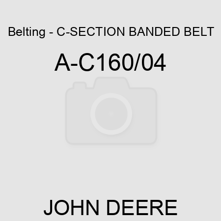 Belting - C-SECTION BANDED BELT A-C160/04