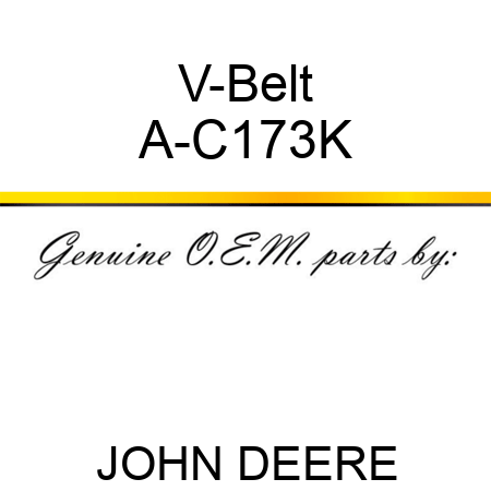 V-Belt A-C173K