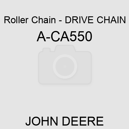 Roller Chain - DRIVE CHAIN A-CA550