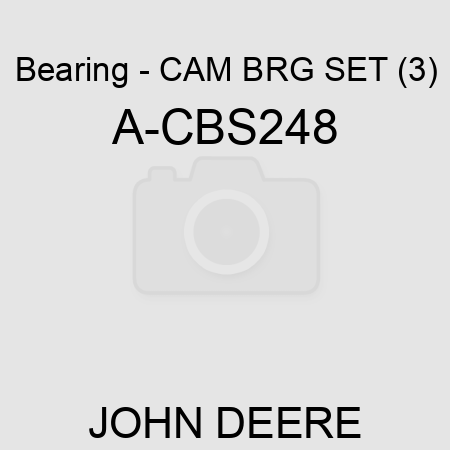 Bearing - CAM BRG SET (3) A-CBS248